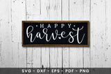 Happy Harvest SVG | Thanksgiving Sign SVG