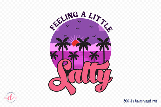 Retro Summer PNG - Feeling a Little Salty