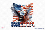 4th of July Sublimation Design, Freedom PNG