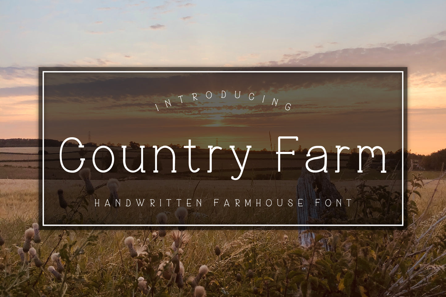 Country Farm - Handwritten Farmhouse Font