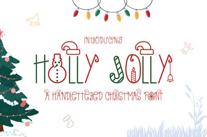 Holly Jolly - A Handlettered Christmas Font