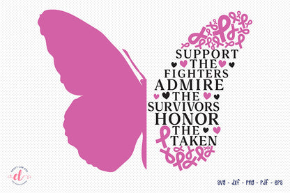 Breast Cancer Awareness SVG Design