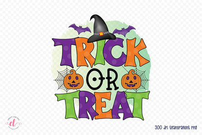 Halloween PNG Sublimation - Trick or Treat