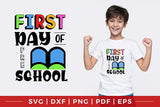Back to School SVG - First Day of Preschool