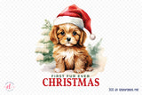 First Fur Ever Christmas, Funny Dog Saying PNG