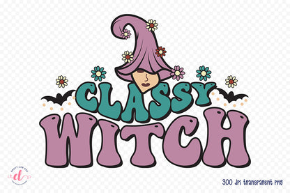 Classy Witch PNG, Halloween Witch PNG