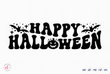 Happy Halloween SVG - Retro Halloween SVG