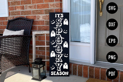 It's Spooky Season SVG, Halloween Porch Sign SVG