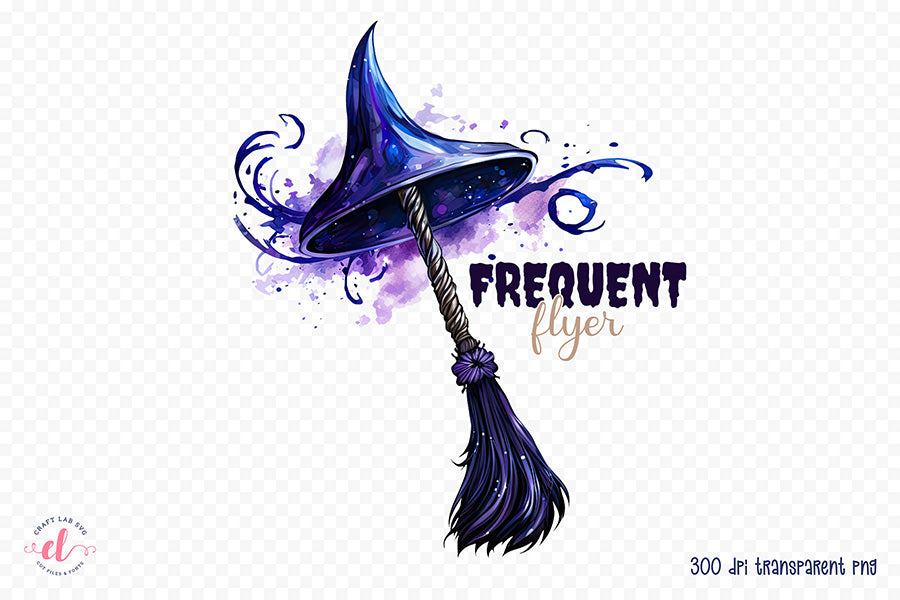 Frequent Flyer | Halloween Sublimation Design