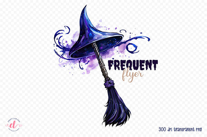 Frequent Flyer | Halloween Sublimation Design