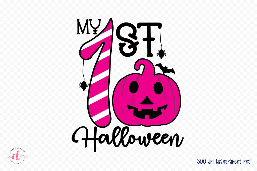 Halloween PNG Sublimation - My 1st Halloween