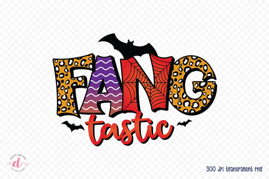 Halloween Sublimation Design | Fang-Tastic