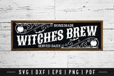 Vintage Halloween Sign SVG | Witches Brew SVG