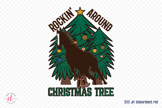 Rockin Around the Christmas Tree Sublimation