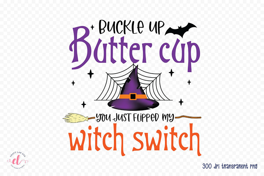 Halloween Witch PNG Sublimation Design