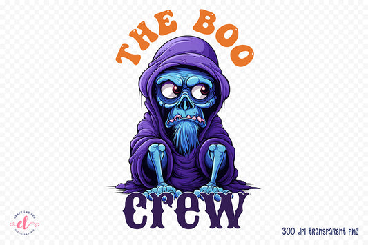 The Boo Crew, Halloween Sublimation Design