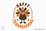 Happy Thanksgiving - Turkey SVG Design