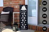 Home Sweet Haunted Home, Halloween Porch Sign SVG