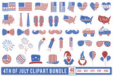 4th of July Clipart Bundle