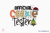 Official Cookie Tester | Kids Christmas Sublimation