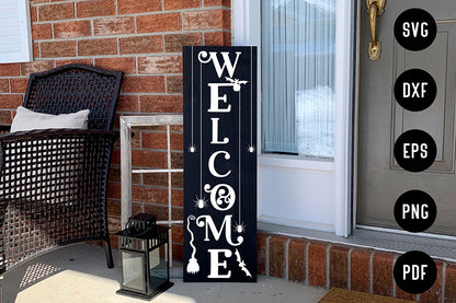 Halloween Porch Sign SVG | Welcome SVG