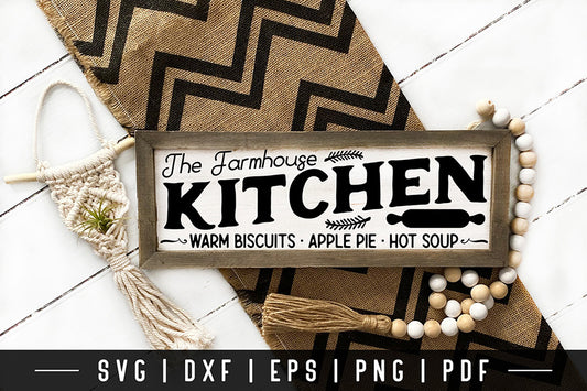 Farmhouse Kitchen | Vintage Kitchen Sign SVG