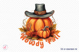 Fall Sublimation Design, Howdy Fall PNG