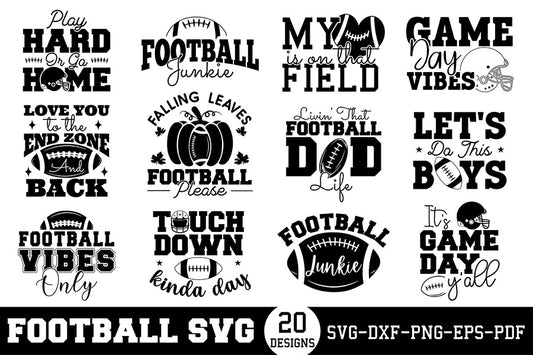 Football SVG Bundle Vol.3