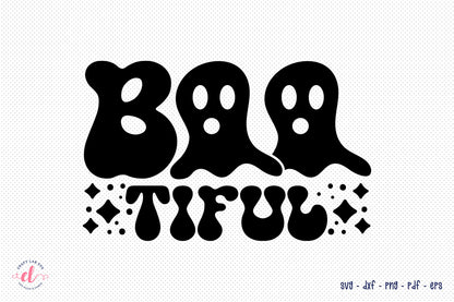 Boo Tiful SVG | Retro Halloween SVG