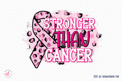 Stronger Than Cancer | Breast Cancer PNG