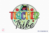 Teacher Tribe PNG | Teacher Sublimation Design
