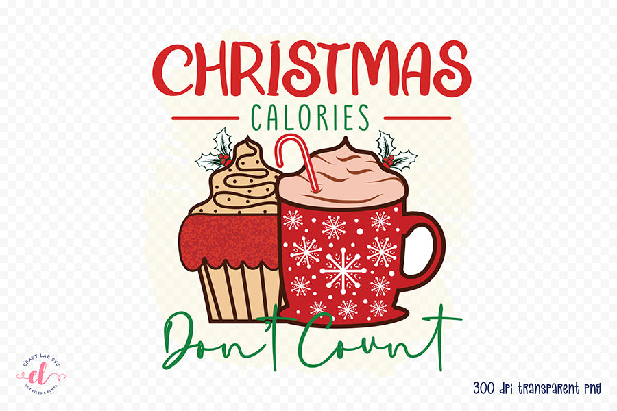 Christmas Coffee Quote PNG Sublimation