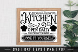 Kitchen SVG - Vintage Kitchen Sign SVG