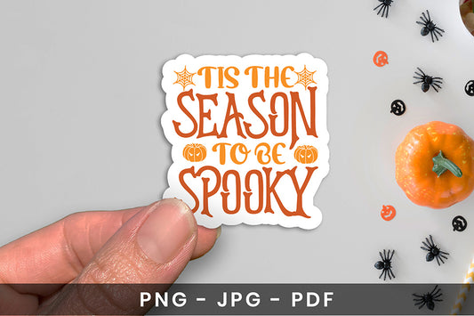 Halloween Sticker - Tis the Season to be Spooky