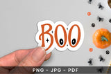 Boo PNG | Halloween Printable Sticker