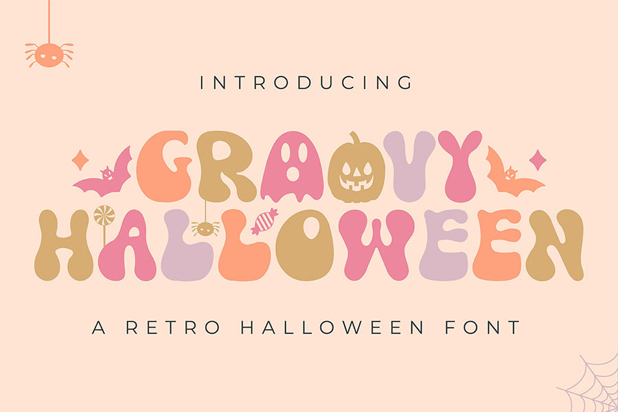 Groovy Halloween - A Retro Halloween Font