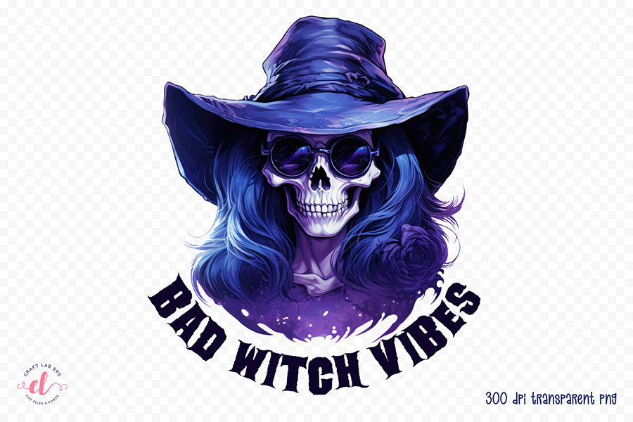 Halloween Sublimation Design, Bad Witch Vibes
