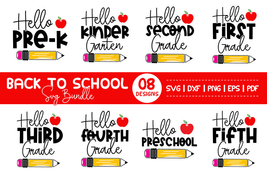 Back to School SVG Bundle