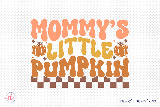 Retro Fall SVG | Mommy's Little Pumpkin
