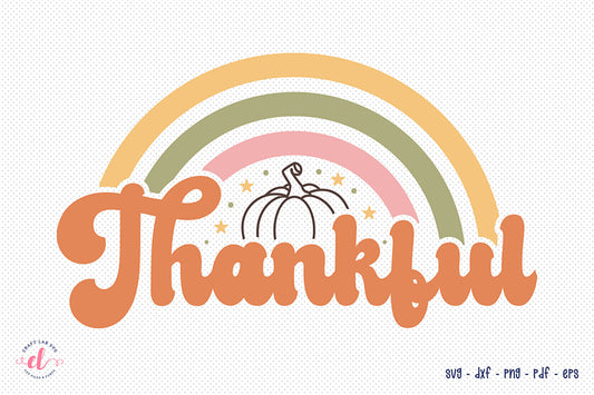 Retro Thanksgiving SVG | Thankful SVG