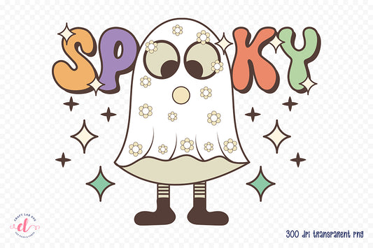 Retro Halloween Sublimation, Spooky PNG