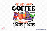 Halloween Witch PNG Sublimation Design