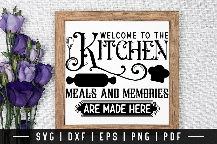 Welcome to the Kitchen | Vintage Kitchen SVG