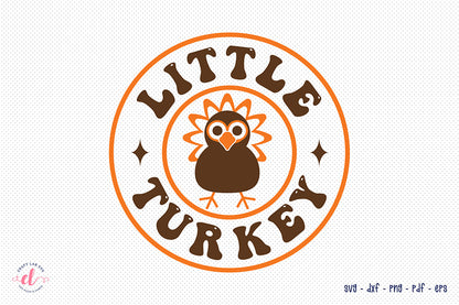 Little Turkey SVG Cut File