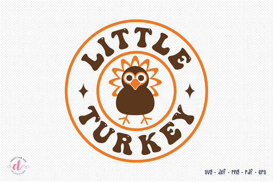 Little Turkey SVG Cut File