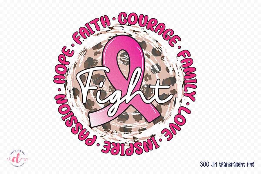 Breast Cancer Awareness PNG Sublimation