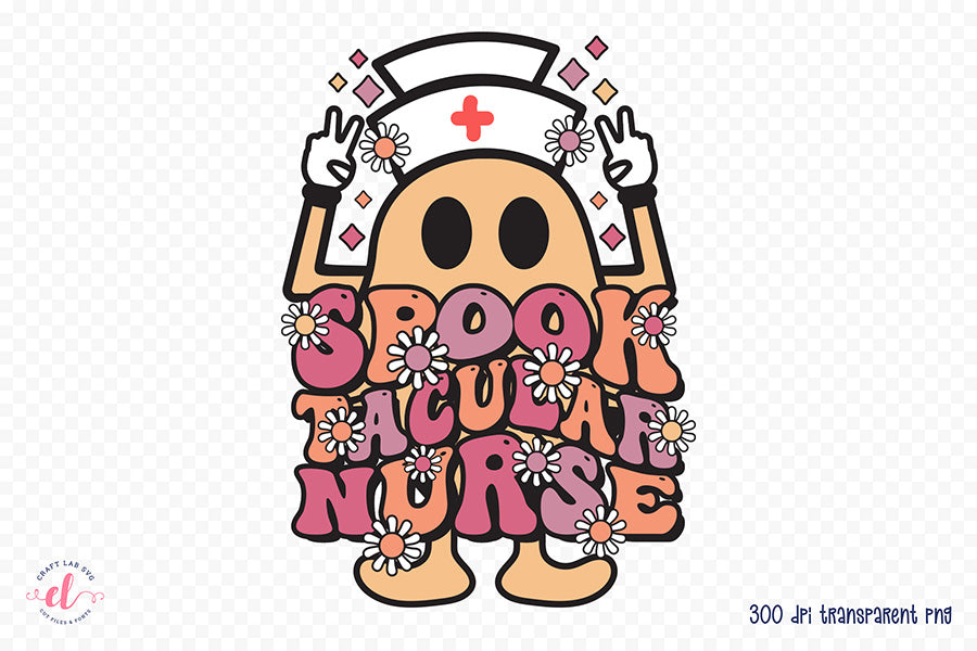 Spook Tacular Nurse, Halloween Nurse PNG