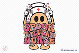 Spook Tacular Nurse, Halloween Nurse PNG