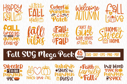 Fall SVG Mega Pack
