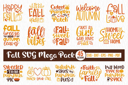 Fall SVG Mega Pack